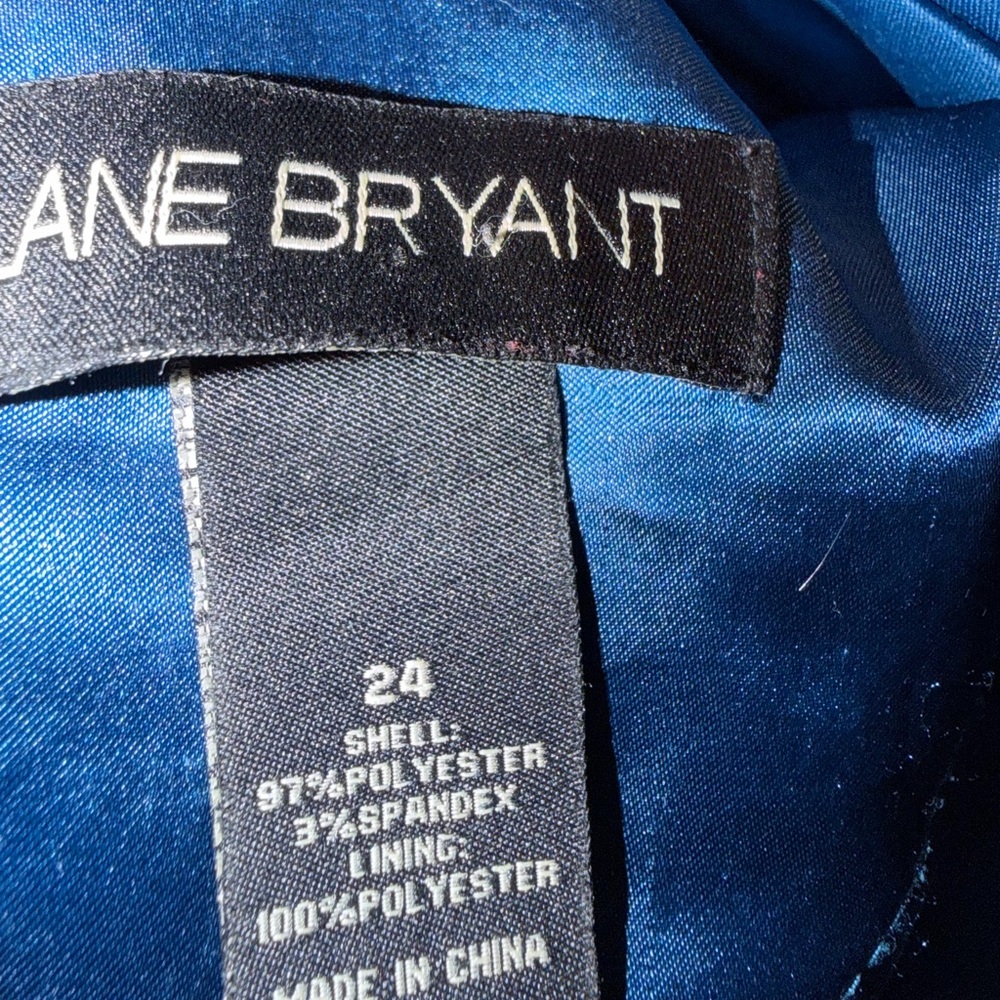 NEW/LANE BRYANT Gorgeous Blue JACKET| Heavy Outer COAT| WOMEN'S Size 24 - Picture 11 of 11